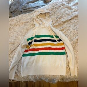 Lou & Grey Striped Multicolor Women's Sweater Xsmall